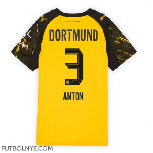 Camiseta Borussia Dortmund Waldemar Anton #3 Primera Equipación para mujer 2025-26 manga corta